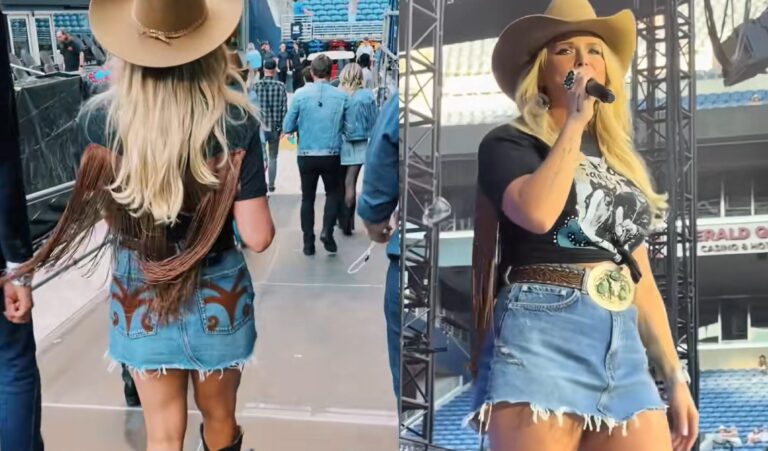 miranda lambert short skirt