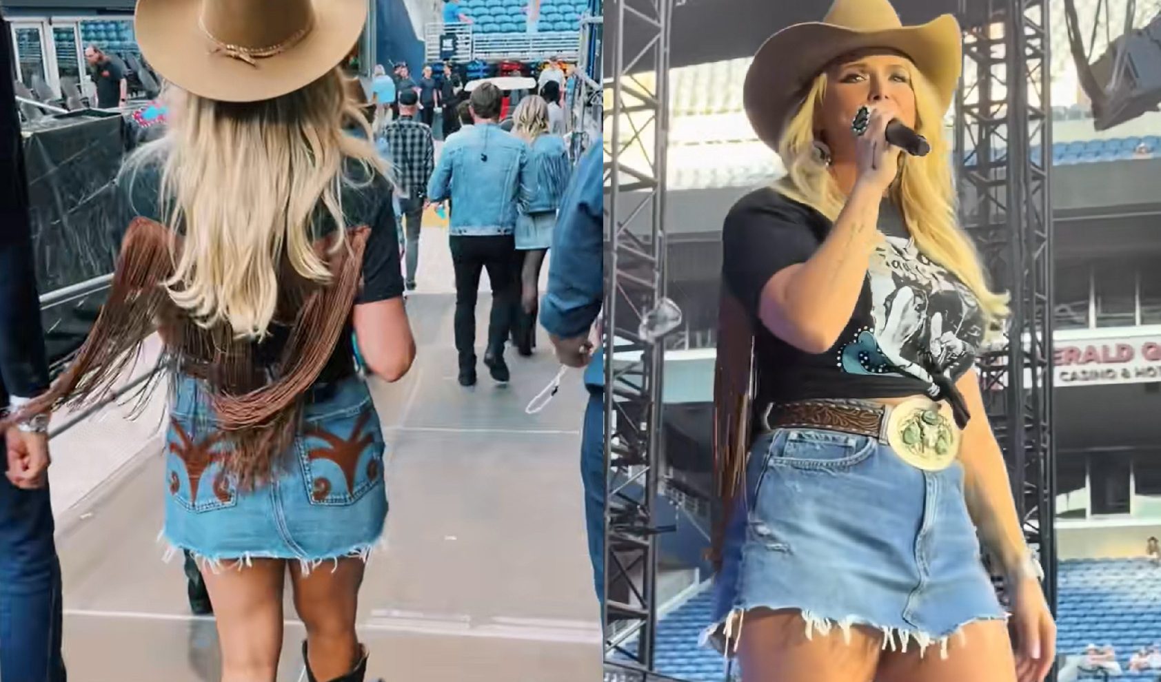 miranda lambert short skirt